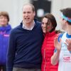 Le prince William et Kate Middleton participent au "2017 Money London Marathon Training Day" au parc olympique Reine Elizabeth à Londres le 5 février 2017