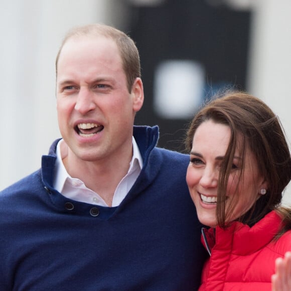 Le prince William et Kate Middleton participent au "2017 Money London Marathon Training Day" au parc olympique Reine Elizabeth à Londres le 5 février 2017