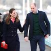 Le prince William et Kate Middleton en visite en Galles du Sud, le 4 février 2020.