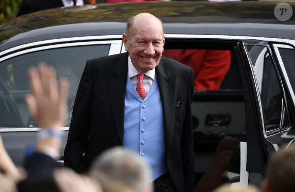 George Brooksbank - Les invités arrivent à la chapelle St. George pour le mariage de la princesse Eugenie d'York et Jack Brooksbank au château de Windsor, Royaume Uni, le 12 octobre 2018.