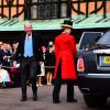 George Brooksbank - Les invités arrivent à la chapelle St. George pour le mariage de la princesse Eugenie d'York et Jack Brooksbank au château de Windsor, Royaume Uni, le 12 octobre 2018.