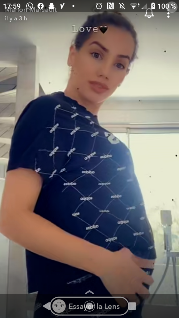 Manon Marsault se confie sur Snapchat, le 6 avril 2020