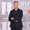 George Ezra au photocall de la cérémonie des Brit Awards 2019 à l'O2 Arena à Londres le 20 février 2019.