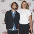 Laure Manaudou et son compagnon Jérémy Frérot - Arrivées à la 17ème cérémonie des NRJ Music Awards 2015 au Palais des Festivals à Cannes, le 7 novembre 2015.