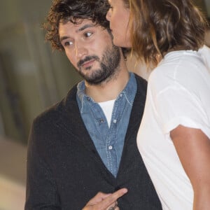 Laure Manaudou et son compagnon Jérémy Frérot - Arrivées à la 17ème cérémonie des NRJ Music Awards 2015 au Palais des Festivals à Cannes, le 7 novembre 2015