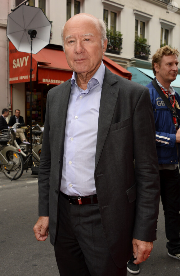 Olivier Mazerolle - Conférence de rentrée de RTL à Paris. Le 4 septembre 2014.