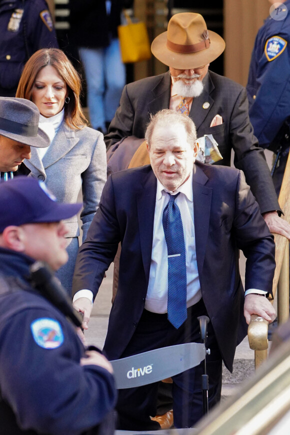 Harvey Weinstein à la sortie du tribunal à New York le 21 février 2020.