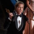 Brad Pitt à la 92ème cérémonie des Oscars 2020 le 9 février 2020 à Los Angeles.