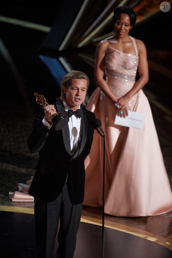 Brad Pitt à la 92ème cérémonie des Oscars 2020 le 9 février 2020 à Los Angeles.