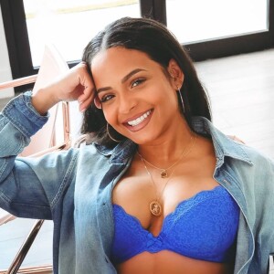 Christina Milian en lingerie sur Instagram, le 1er avril 2020.