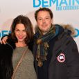 Davy Sardou et sa femme Noémie Elbaz - Avant première du film "Demain tout commence" au Grand Rex à Paris le 28 novembre 2016. © Coadic Guirec/Bestimage