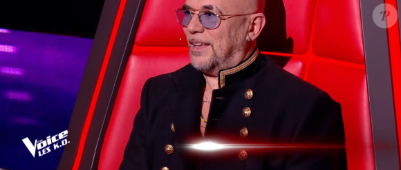 Pascal Obispo lors de l'épreuve des K.O dans "The Voice". Émission du samedi 18 avril 2020, TF1