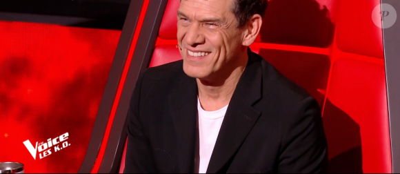 Marc Lavoine lors de l'épreuve des K.O dans "The Voice". Émission du samedi 18 avril 2020, TF1