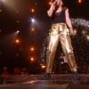 Gustine lors de l'épreuve des K.O dans "The Voice" - Talent de Lara Fabian. Émission du samedi 18 avril 2020, TF1
