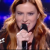 Margau lors de l'épreuve des K.O dans "The Voice" - Talent de Lara Fabian. Émission du samedi 18 avril 2020, TF1