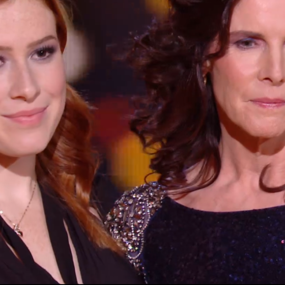 Maria et Margau lors de l'épreuve des K.O dans "The Voice" - Talents de Lara Fabian. Émission du samedi 18 avril 2020, TF1