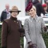 La princesse Anne d'Angleterre, sa fille Zara Tindall - La famille royale lors des courses de chevaux du festival de Cheltenham le 11 mars 2020.