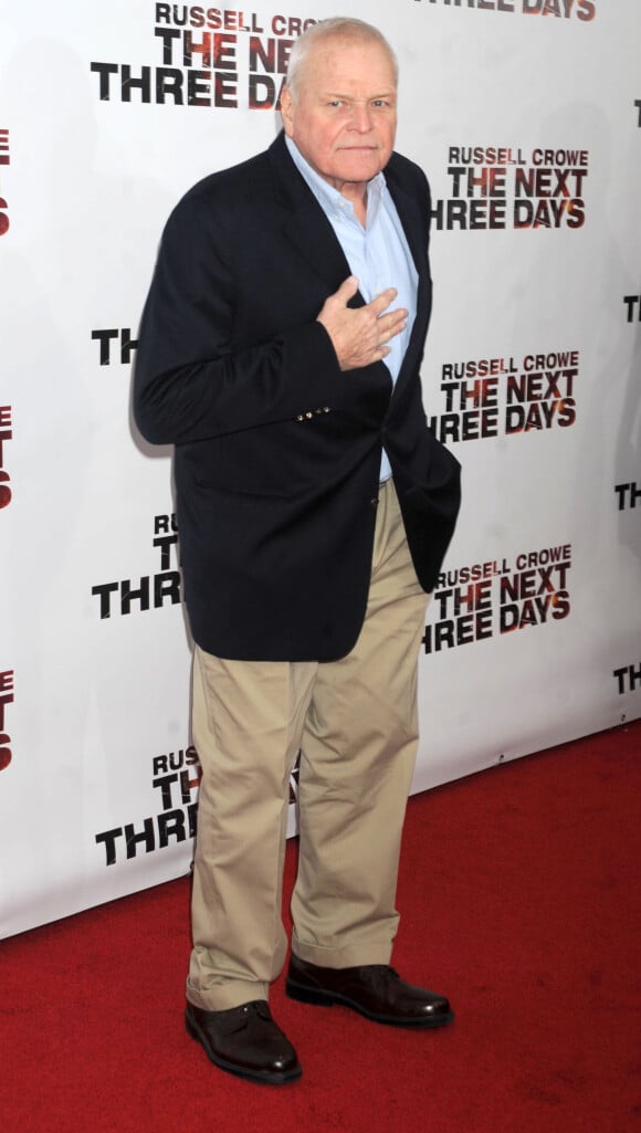Brian Dennehy à la première du film "The New Three Days" à New York en 2010.