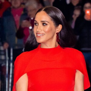 Le prince Harry, duc de Sussex, et Meghan Markle, duchesse de Sussex assistent au festival de musique de Mountbatten au Royal Albert Hall de Londres, Royaume Uni, le 7 mars 2020.