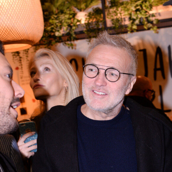 Laurent Ruquier - Inauguration du nouveau restaurant de fast food healthy de K. Adams, le "Jak Healthy" au 24 rue de Rivoli dans le 4ème arrondissement à Paris, le 15 octobre 2019. Le concept du restaurant est né de la rencontre entre le coach sportif J. Exilie, la restauratrice A. Sachet et l'humoriste K. Adams réunis autour d'une même idée: un repas sur le pouce sain et équilibré. © Rachid Bellak/Bestimage