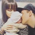 Alizée, Grégoire Lyonnet et leur fille Maggy sur Instagram. Le 1er janvier 2020.