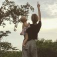 Diane Kruger et sa fille sur Instagram, le 1er janvier 2020.