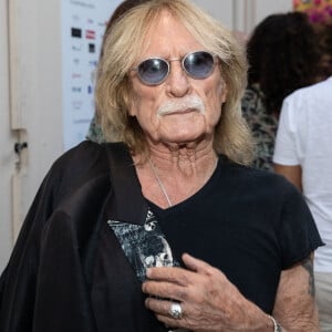 Exclusif - Le chanteur Christophe avant le concert "Depardieu Chante Barbara" au Festival de Ramatuelle, France, le 11 août 2019. © Cyril Bruneau/Festival de Ramatuelle/Bestimage