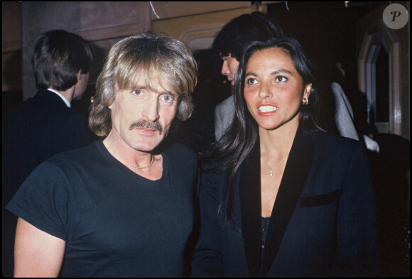 Christophe (Daniel Bevilacqua) et sa femme Véronique Bevilacqua à Paris le 11 juillet 1984.
