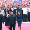Xi Jinping (président de la République populaire de Chine) rencontre Kim Jong Un (Dirigeant suprême de la république populaire démocratique de Corée) à Pyongyang lors de son voyage officiel en Corée du Nord, le 20 juin 2019.
