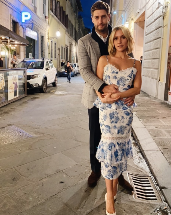 Kristin Cavallari et son mari Jay Cutler à Florence, en Italie. Novembre 2019.