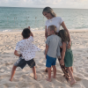 Kristin Cavallari et ses trois enfants Camden, Jaxon et Saylor. Mars 2020.