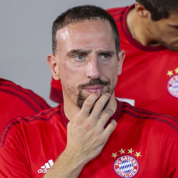 Franck Ribéry - Présentation officielle de l'équipe du Bayern de Munich à Munich le 16 juillet 2015.