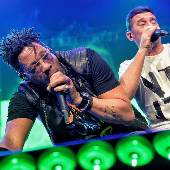JoeyStarr, Kool Shen - Concert du groupe Suprême NTM à l'AccorHotels Arena de Bercy à Paris le 22 novembre 2019. © Veeren Ramsamy / Bestimag
