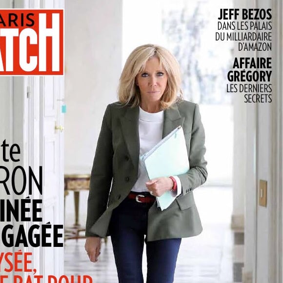 Brigitte Macron en couverture de "Paris Match", numéro du 30 avril 2020.