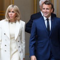 Brigitte Macron : Tenue immaculée pour un 1er mai spécial, aux côtés d'Emmanuel