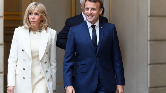 Brigitte Macron : Tenue immaculée pour un 1er mai spécial, aux côtés d'Emmanuel