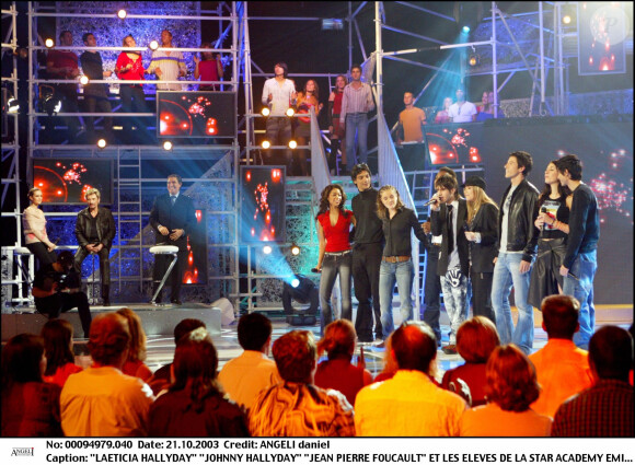Prime de la Star Academy sur TF1, 21/10/2003 -
