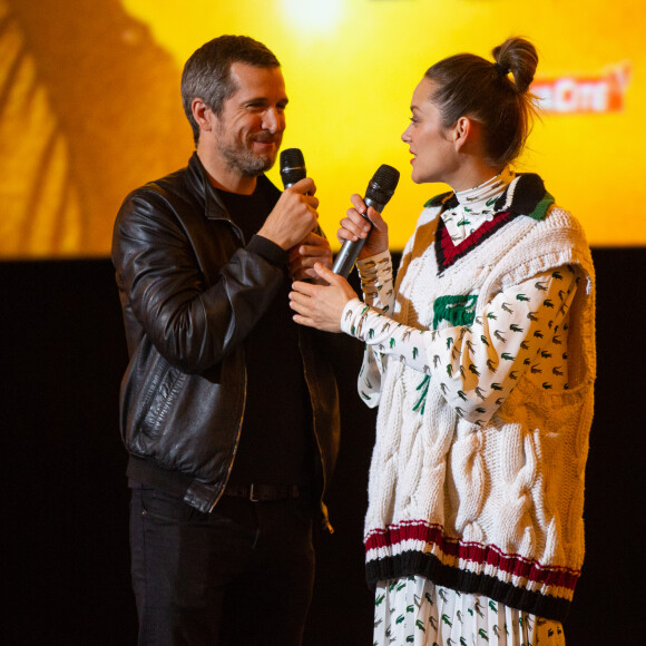 Marion Cotillard et son compagnon Guillaume Canet lors de l'avant-première du film "Nous finirons ensemble" au cinéma UGC Brouckère à Bruxelles, Belgique, le 23 avril 2019. © Alain Rolland/ImageBuzz/Bestimage
