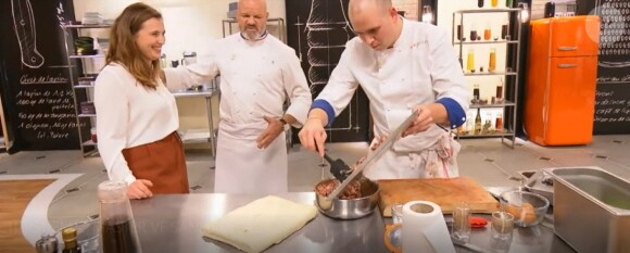 Philippe Etchebest avec Martin et sa compagne - épisode de "Top Chef 2020" du 6 mai, sur M6