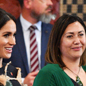 Meghan Markle lors de sa visite de Rotorua, en Nouvelle-Zélande, le 31 octobre 2018.