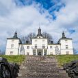 Vue, le 29 avril 2020, du château Stenhammar à Flen, où le roi Carl XVI Gustaf et la reine Silvia de Suède vivent le confinement.