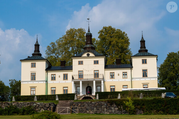 Vue du palais Stenhammar à Flen en Suède, le 1er septembre 2019.