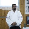 L'acteur américain Steven Seagal donne un cours d'aïkido lors du 1er Festival International de Budo "Aikido et Wing Chun", organisé par la Fédération de l'Aïkido Aikikai de Russie, au Fili Sports Complex à Moscou, Russie, le 13 octobre 2018.