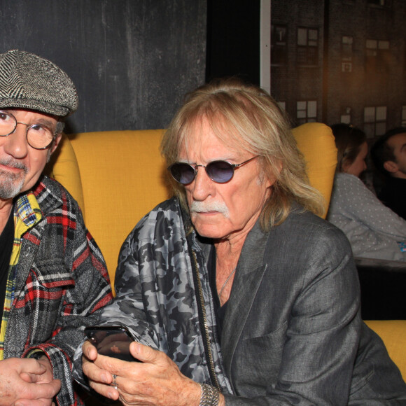 Exclusif - Richard Gotainer et Christophe (Daniel Bevilacqua) pendant l'enregistrement de l'émission télévisée "L'instant de luxe" à Paris, France, le 13 janvier 2020. © Philippe Baldini/Bestimage