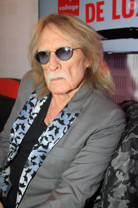 Exclusif - Christophe (Daniel Bevilacqua) lors de l'enregistrement de l'émission "Le Show de Luxe" sur la Radio Voltage à Paris. Le 19 juin 2019 © Philippe Baldini / Bestimage