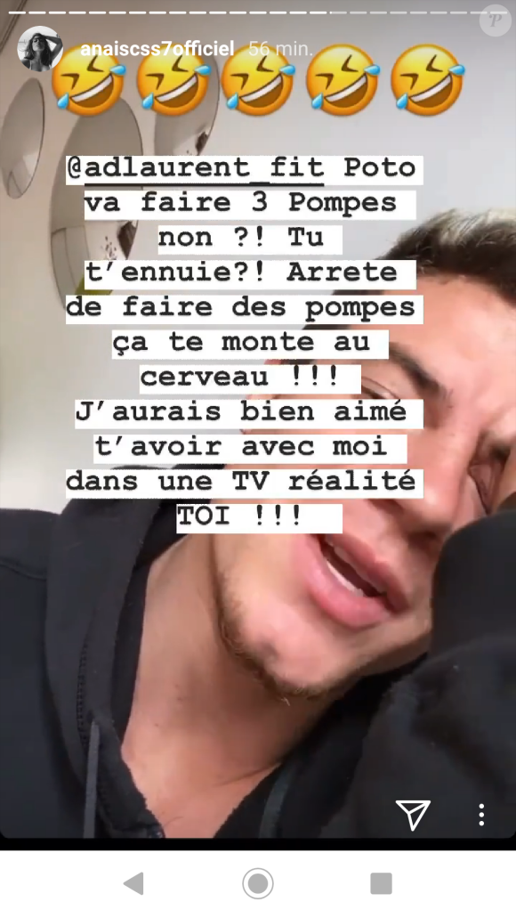 Anaïs Camizuli clashe Adrien Laurent sur Instagram, le 8 mai 2020