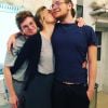 Julie Gayet se montre avec ses deux fils Tadeo et Ezéchiel sur Instagram le 11 mai 2020.