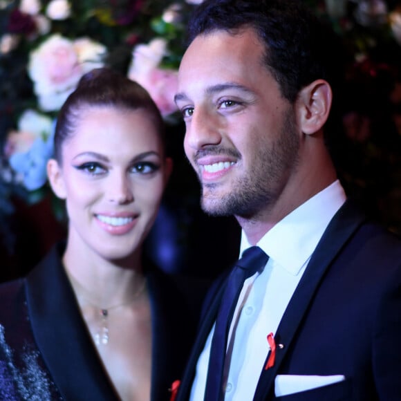 Iris Mittenaere (Miss France et Miss Univers 2016) et son compagnon Diego El Glaoui lors de la soirée de gala de la 18ème édition du "Dîner de la mode du Sidaction" au Pavillon Cambon Capucines - Potel et Chabot à Paris, France, le 23 janvier 2020. © Rachid Bellak/Bestimage