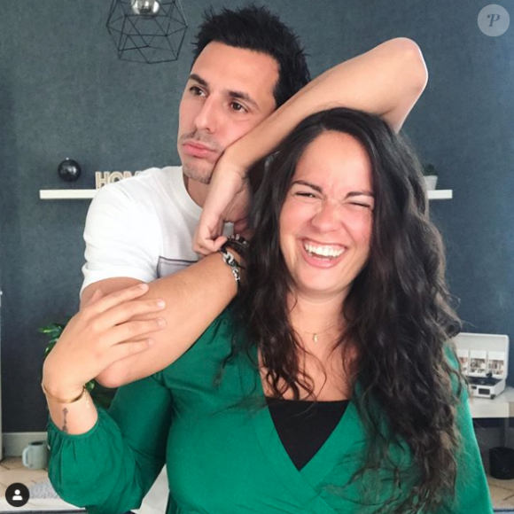 Marlène ("Mariés au premier regard" 2019) et son compagnon Sébastien. Photo postée sur Instagram en 2020.