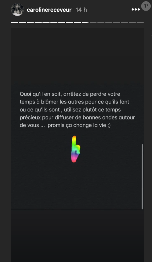 Caroline Receveur s'explique avec un internaute sur Instagram - 13 mai 2020